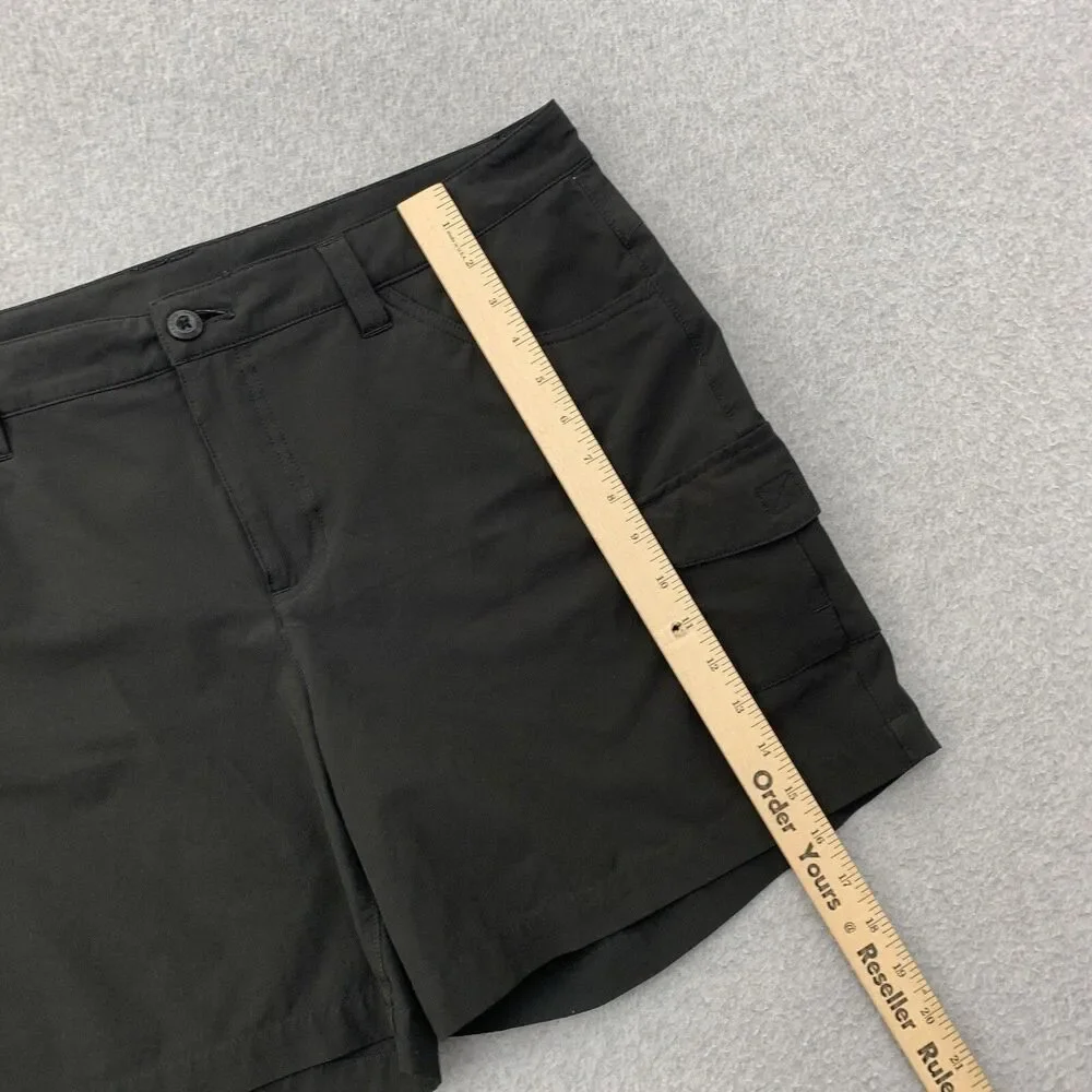 Eddie Bauer Shorts Womens Size 16 Stretch Cargo Hiking Flex Outdoor Performance - Picture 4 of 13
